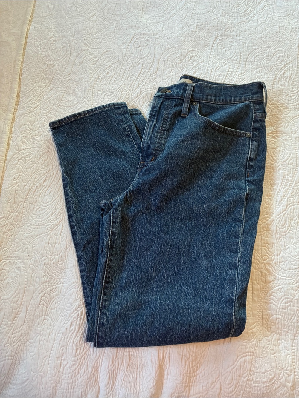 Madewell Dark Blue Boyfriend Jeans